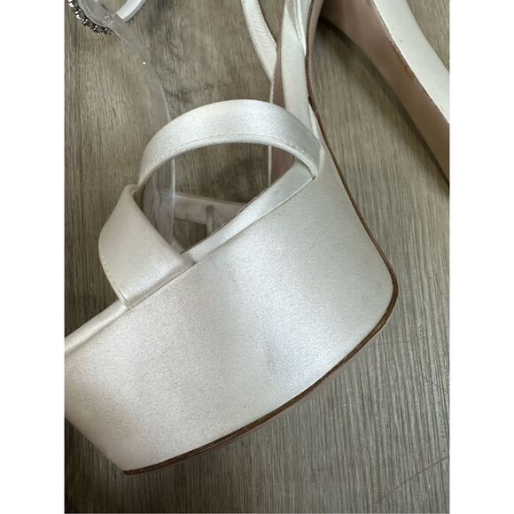 Miu Miu Block Heel Platform Sandals Size 39 (9) $1220 - Picture 11 of 16